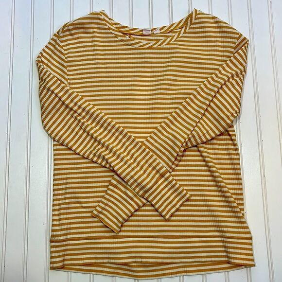 Melrose and Market striped open back top - Picture 1 of 6